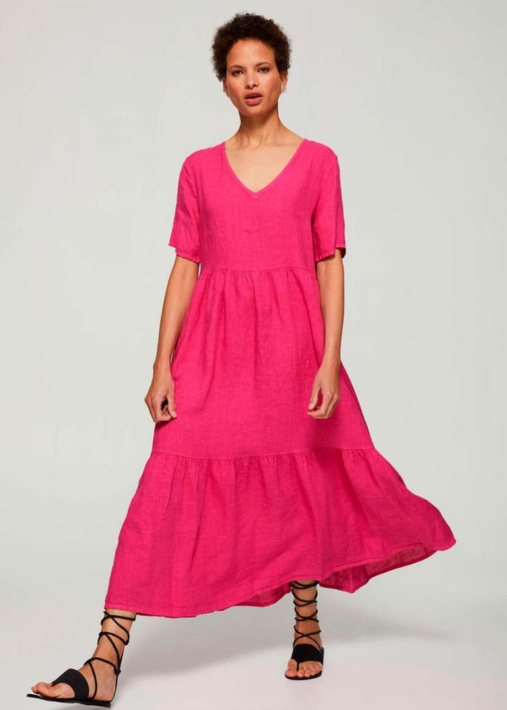 
Robe en lin fushia - FUSHIA