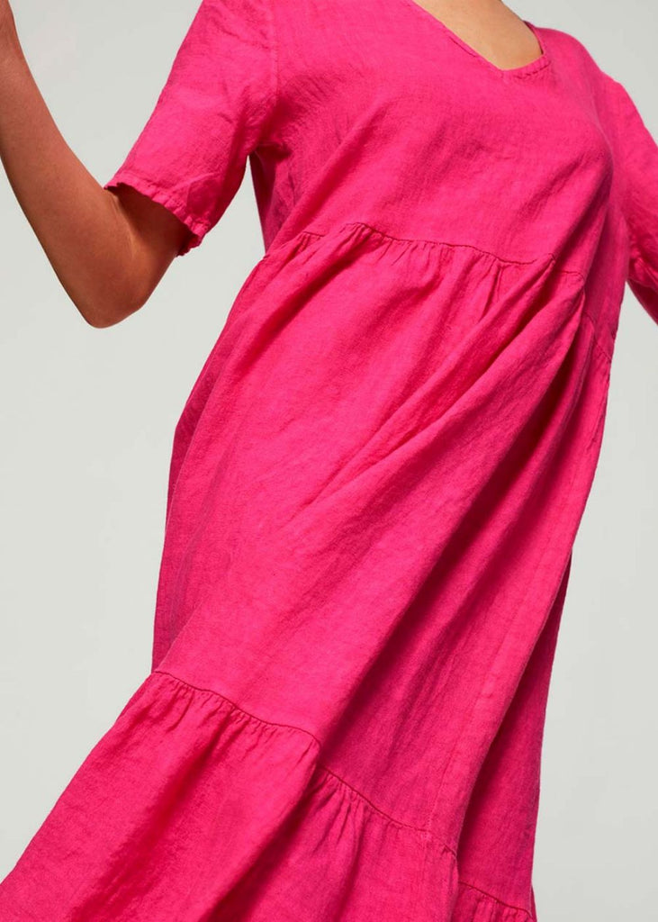 
Robe en lin fushia - FUSHIA